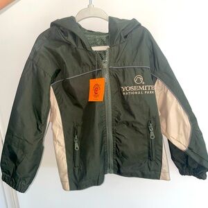 🆕NWT- Yosemite National Park windbreaker zip up jacket - Youth XS